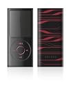 Belkin Apple iPod Nano 4G Laser Sleeve Silicone schwarz/rot