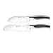 Anolon Chef Clad 5-Inch and 7-Inch 2-Piece Santoku Knife Set