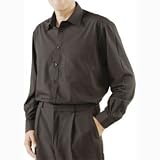 Chemise de service homme noire.