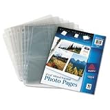 Photo pages for six 4 x 6 mixed format photos, 3-hole punched, 10/pack