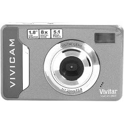 Vivitar Vivicam 5.1MP 1.8IN. LCD Digital Camera Silver