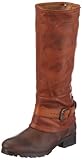 Kowalski Kesly High Boot 4872AKM04, Damen Stiefel, Blau (dark brown/cognac), EU 37 (UK 4)