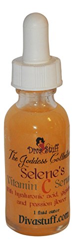 Selene's Vitamin C Serum with Hyaluronic Acid, Gigiwhite and Passion Flower, From the Goddess Collection By Diva Stuff