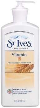 St. Ives Vitamin E Advanced Body Moisturizer 18 oz (Pack of 6)