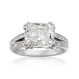 5.71ct t.w. Certified Diamond Engagement Ring In Gold. Size 7