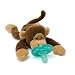 Wubbanub Infant Plush Toy Pacifier - Monkey