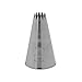 Ateco # 863 - French Star Pastry Tip.31' Opening Diameter- Stainless Steel