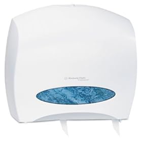  KIM09508 - Tissue Dispenser, Jumbo, 13-4/5x16x5-3/4, Pearl White