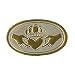 Irish Claddagh Embossed Sticker Seals