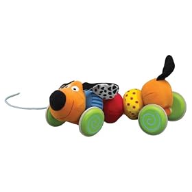 Wonderworld Wooden Pull-along Dachshund Doggy Toy