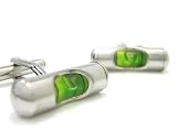 Working Green Level Cufflinks Gift Boxed Exclusively Sold By CUFF4U Flat Shipping Fee Buy More To Save Shipping Fee