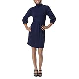 Mossimo Supply Co. Juniors Turtleneck Sweater Dress - Oxford Blue