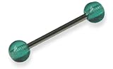 Teal Tounge Barbell