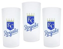 Kansas City Royals 3 Piece Tumbler Set - Baseball Sports Merchandise