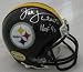 Jack Lambert Autographed/Hand Signed Pittsburgh Steelers Mini Helmet with HOF 90 Inscription