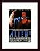 Alien 3, Art Poster with Wood Frame, poster size: 11 x 17