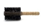 Ibiza Extra Large Round Brush with Extended Cork Handle, 20 Rows of Bristles