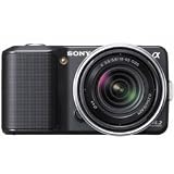 Sony Alpha NEX-3 Interchangeable Lens Digital Camera w/18-55mm Lens (Black)-14.2 Mpix