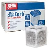 Rena 745C Bio-Chem Zorb Filtration Cartridge for SmartFilter Aquarium Filters (Pack of 12)
