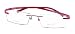 MagJons Maroon Rectangle Eyeglasses spectacle Frame Free Size RS.370.00
