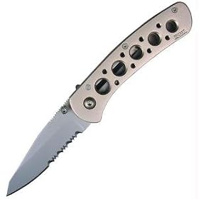 Click here to buy Mt. Rainier, Zinc Alloy Scale Handle, ComboEdge by Columbia River Knife & Tool.