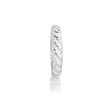 Bling Jewelry Cable 925 Sterling Silver Spacer Bead Compatible with Biagi Pandora Troll Charm Chamilia