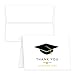 2020 Graduation Thank You Cards â€“ Cute and Stylish Greeting, Appreciation, Celebratory Card | A2 Size â€“ 4.25 x 5.5â€ When Folded | 80lb (216 gsm) | 25 Cards and Envelopes per Pack (Class of 2020)
