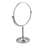 Fuloon　化粧鏡　卓上鏡　3倍/等倍両面　235mmの鏡径　3倍拡大　メイク等に適用　きれい (23.5cm鏡径)
