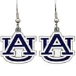 Auburn Tigers Dangle Earrings - NCAA College Athletics Fan Shop Sports Team Merchandise