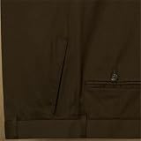 Cotton/Cashmere Flat Front Trousers