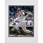 Thurman Munson, New York Yankees "Batting" Double Matted 8" X 10" Photograph (Unframed)