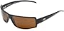 Electric EC/DC Polarized Glass Sunglasses,Gloss Black Frame/Bronze Polarized Lens,one size