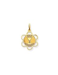 14 Karat Gold Holy Communion Charm