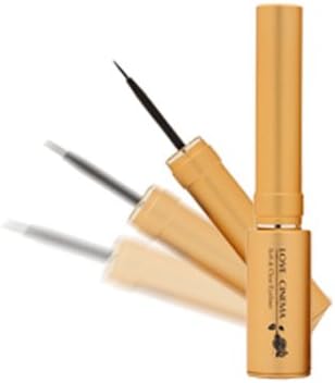 LOVE CINEMA Soft &amp; Clear Eyeliner 7ml, Waterproof Type, Black [case/Gold]