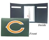 Chicago Bears Embroidered Leather Tri-Fold Wallet