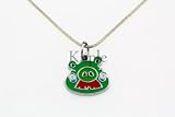 Angry Bird Necklace – Beard Green Pig