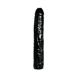 Orion 520195 Big Mr. Softee,  Schwarzer Dildo, prall ge�dert. Softes Gleitmaterial. Sehr biegsam. 29 cm lang, � ca. 4,5 cm.
