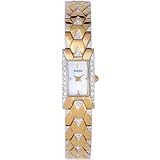 Bulova Watches, Bulova Ladies' Crystals available in Stainless Steel or Gold Tone , White Black or... by Bulova
