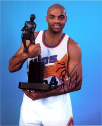 Signed Barkley, Charles (Phoenix Suns) 8x10 Photo