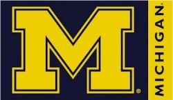 Michigan M Car Flag