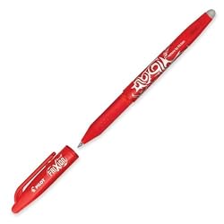 Pilot FriXion Ball Fine Point, Red Erasable Gel Ink Pens, Dozen Box, 31552