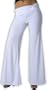 Slinky Palazzo Pants with Chic Twist Waistband from Hot Fash Pants - EXODUS White