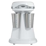 Hamilton Beach 60111 Eclectrics All-Metal Double-Spindle Retro Drink Mixer, White