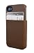 HEX HX1100-BTTN SOLO Wallet for iPhone 4 - 1 Pack - Retail Packaging - British Tan