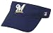 Milwaukee Brewers Officially Licensed MLB Adjustable Velcro Adult Visor