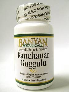 Kanchanar Guggulu - Reduces Kapha Accumulation in the Tissues, 90 tabs,(Banyan Botanicals) Kanchanar Guggulu - Reduces Kapha Accumulation in the Tissues, 90 tabs,(Banyan Botanicals)
