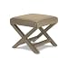 X-Based Stool, Abstract Leaf, Flax, from Williams-Sonoma Home WSH