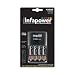 Infapower 4 Hour Battery Charger With 4 X Aa 2700mah Recharg