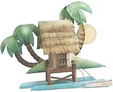 Mini Tropical Hut Wall Art