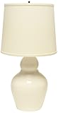 IMAGE OF Haeger Potteries Double Gourd White Ceramic Table Lamp